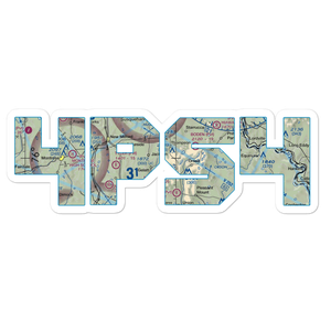 Mountain Top Airport (4PS4) VFR Sectional Sticker