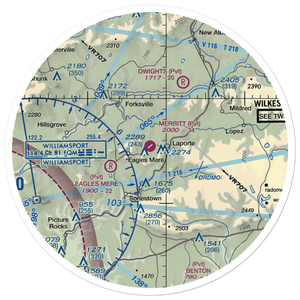Merritt Field (4PN7) VFR Sectional Sticker (30 mile)