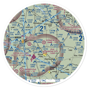 Flying M Ranch Airport (4PN0) VFR Sectional Sticker (30 mile)