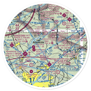 Russo Airstrip (4PA8) VFR Sectional Sticker (30 mile)