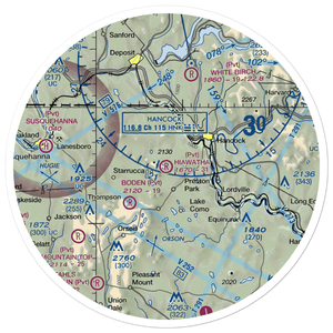 Hiawatha Airport (4PA6) VFR Sectional Sticker (30 mile)