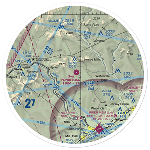 Ponderosa Airport (4PA5) VFR Sectional Sticker (30 mile)