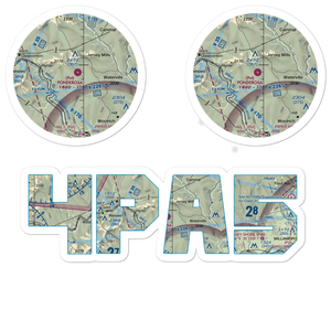 Ponderosa Airport (4PA5) VFR Sectional Sticker Pack
