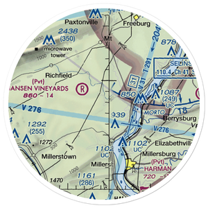 Frymoyer Airport (4PA3) VFR Sectional Sticker (20 mile)