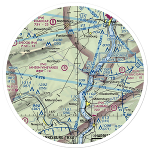 Frymoyer Airport (4PA3) VFR Sectional Sticker (30 mile)
