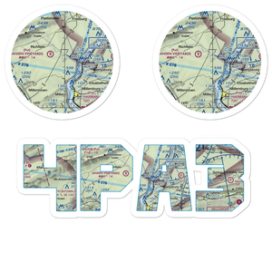 Frymoyer Airport (4PA3) VFR Sectional Sticker Pack