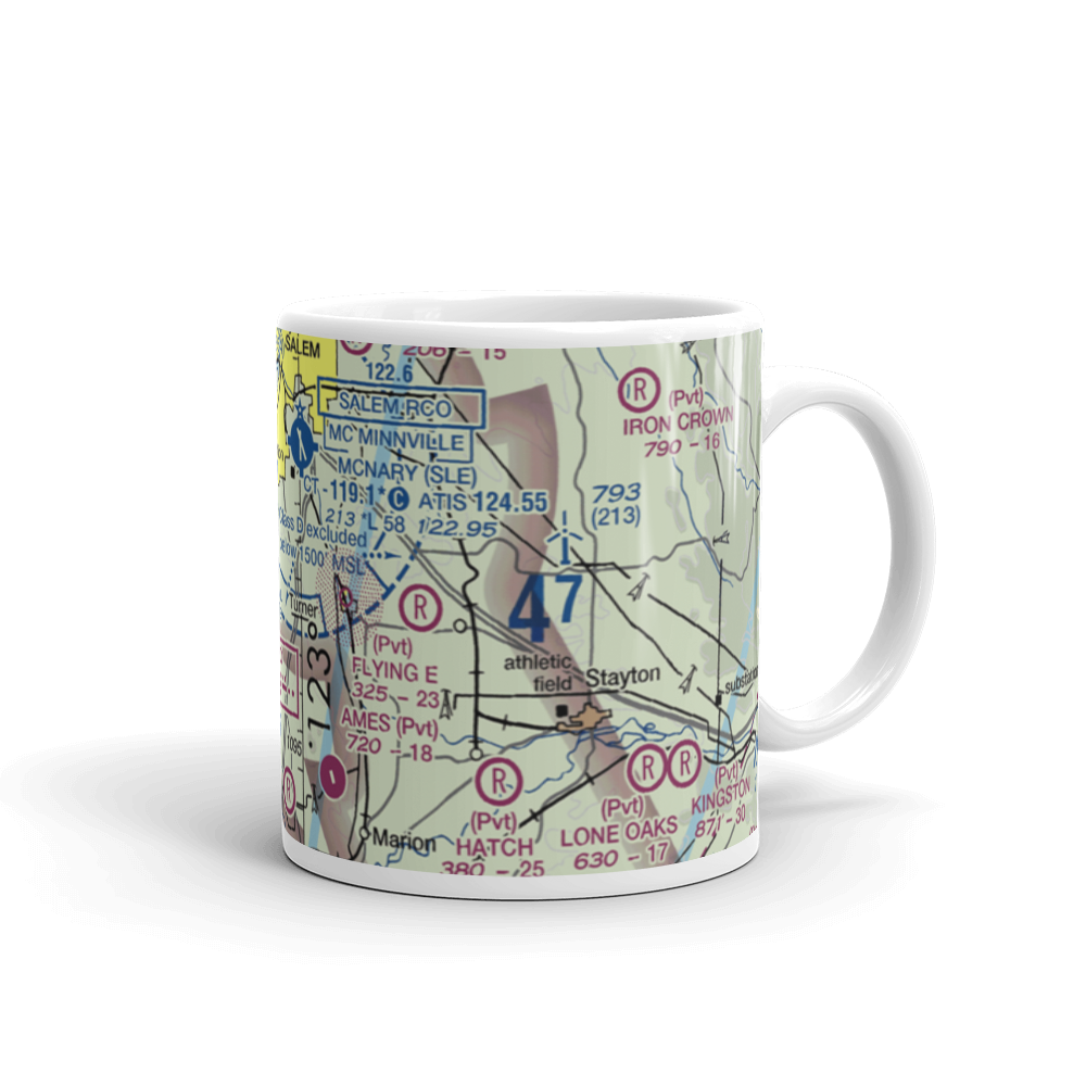 Wagoner Airport (4OR8) VFR Sectional  Mug 