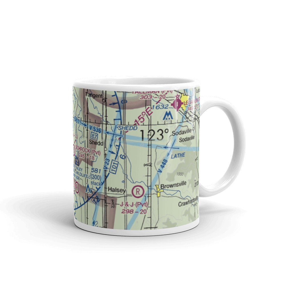 Schrock Airport (4OR4) VFR Sectional  Mug 