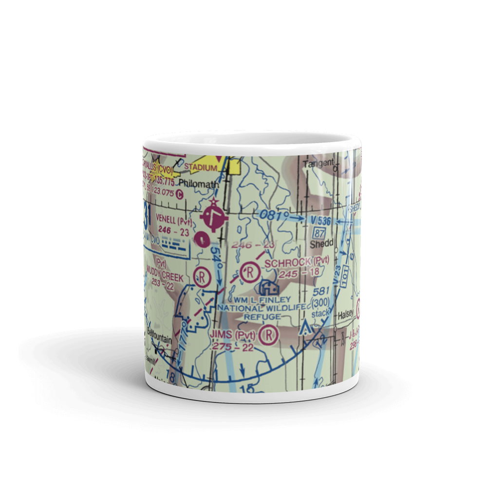 Schrock Airport (4OR4) VFR Sectional  Mug 