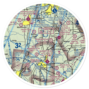 Lambert Field (4OR3) VFR Sectional Sticker (30 mile)
