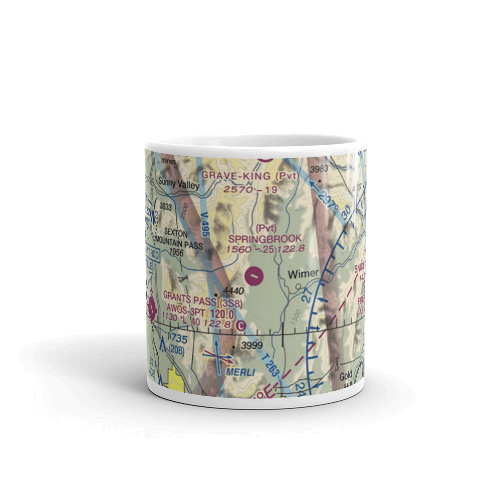 Springbrook Airport (4OR0) VFR Sectional  Mug 