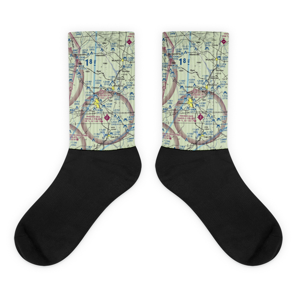 Baisden Airport (4OI9) VFR Sectional Socks 