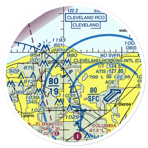 R & M Aviation Airport (4OI7) VFR Sectional Sticker (20 mile)