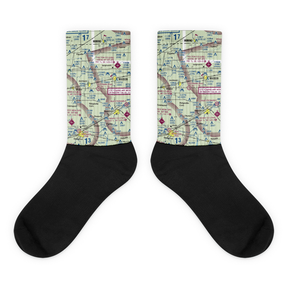 Huffman Farm Airport (4OH8) VFR Sectional Socks 