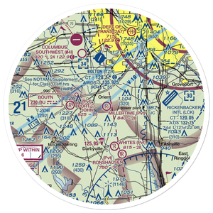 Millertime Airport (4OH4) VFR Sectional Sticker (30 mile)