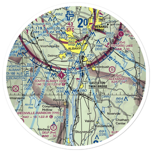 Cross' Farm Airport (4NY4) VFR Sectional Sticker (30 mile)
