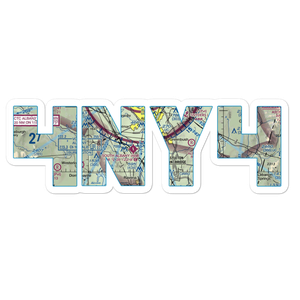 Cross' Farm Airport (4NY4) VFR Sectional Sticker
