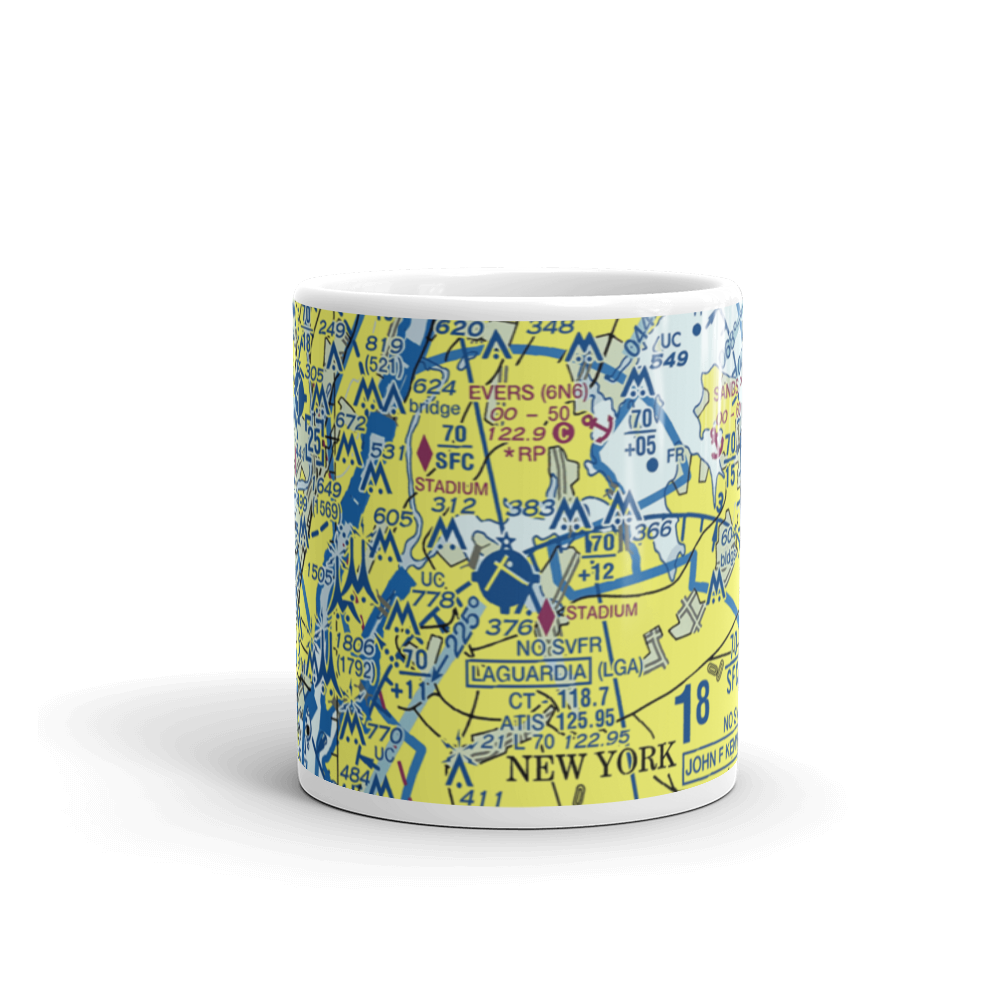 Edo Seaplane Base (4NY2) VFR Sectional  Mug 