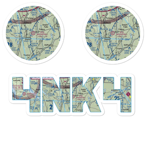 Woodford Airfield (4NK4) VFR Sectional Sticker Pack