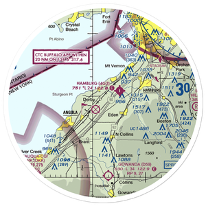 Evans Airways Airport (4NK3) VFR Sectional Sticker (30 mile)