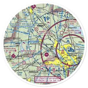 B-Ville Airpark (4NK1) VFR Sectional Sticker (30 mile)