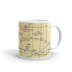 Regier Brothers Airport (4NE0) VFR Sectional  Mug