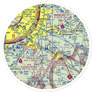 Peacock STOLport (4NC7) VFR Sectional Sticker (30 mile)