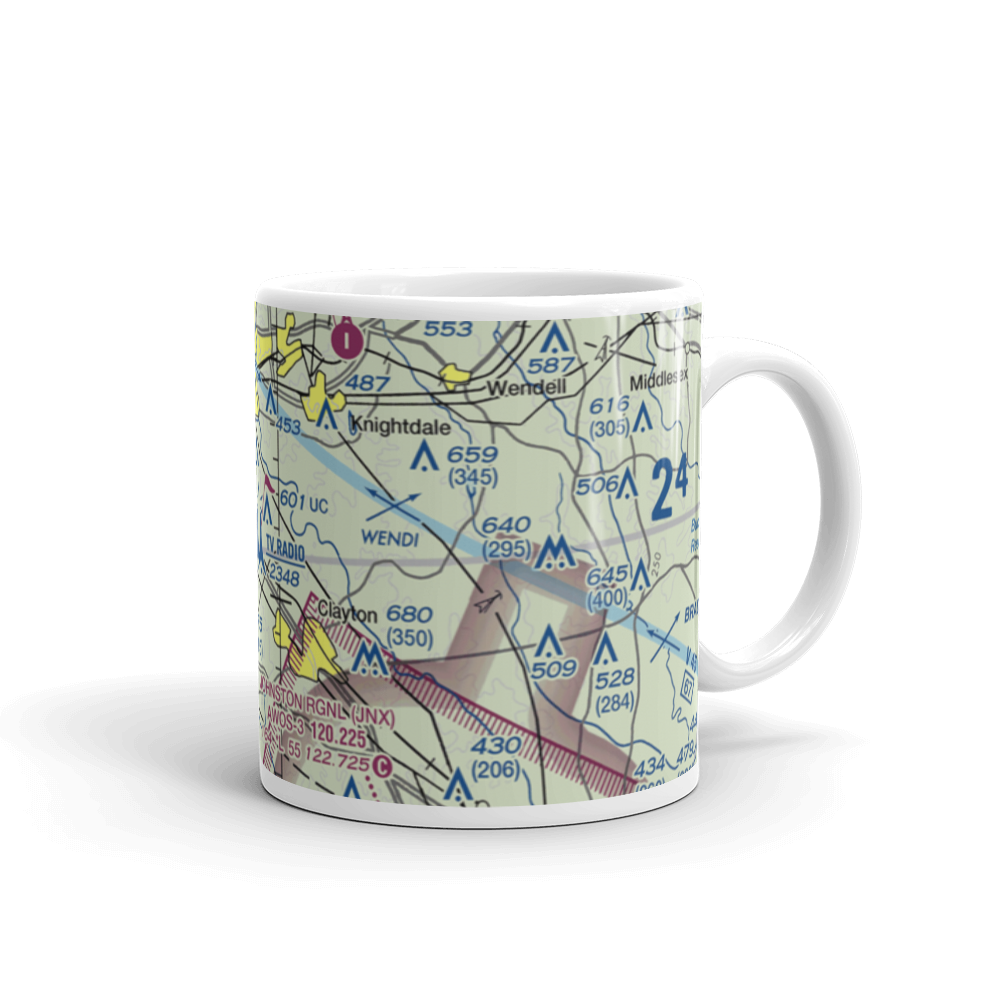 Peacock STOLport (4NC7) VFR Sectional  Mug 