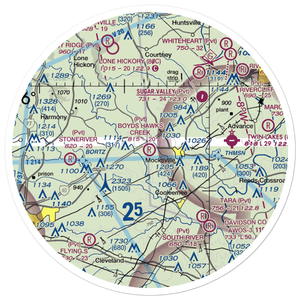Boyd's Hawks Creek Airport (4NC0) VFR Sectional Sticker (30 mile)