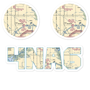 Nicks Landing Airport (4NA6) VFR Sectional Sticker Pack