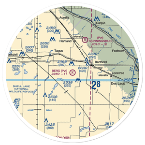 Berg Strip (4NA5) VFR Sectional Sticker (30 mile)