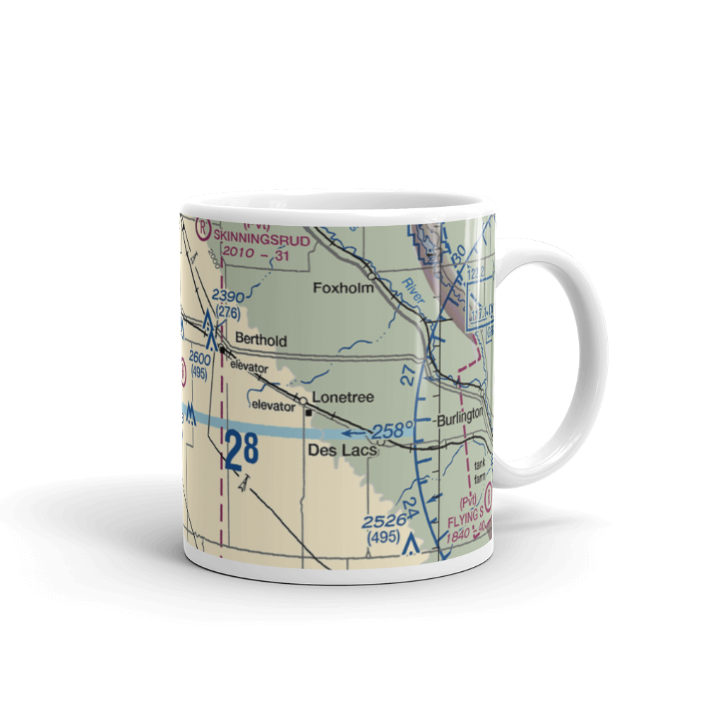 Berg Strip (4NA5) VFR Sectional  Mug 
