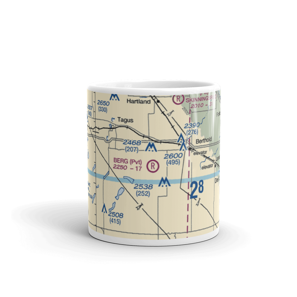 Berg Strip (4NA5) VFR Sectional  Mug 
