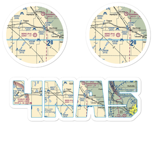 Berg Strip (4NA5) VFR Sectional Sticker Pack