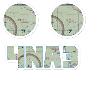 Peterson Airstrip (4NA3) VFR Sectional Sticker Pack