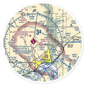 Ring Rock Ranch Airport (4NA1) VFR Sectional Sticker (30 mile)