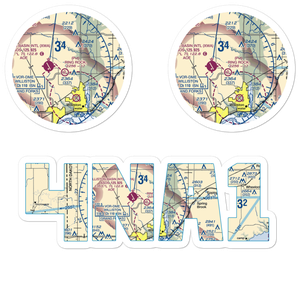 Ring Rock Ranch Airport (4NA1) VFR Sectional Sticker Pack