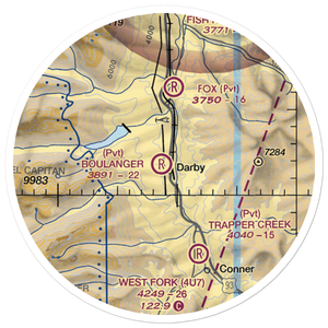 Boulanger Field Airport (4MT9) VFR Sectional Sticker (20 mile)