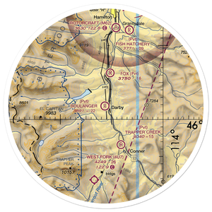 Boulanger Field Airport (4MT9) VFR Sectional Sticker (30 mile)