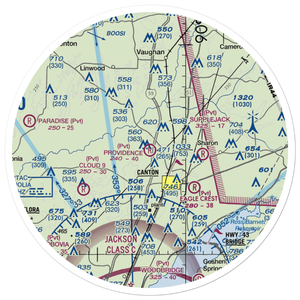 Providence Airpark (4MS9) VFR Sectional Sticker (30 mile)