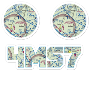 Arnold Field (4MS7) VFR Sectional Sticker Pack