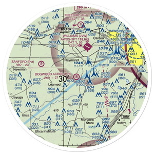 Dogwood Acres Airport (4MS2) VFR Sectional Sticker (30 mile)