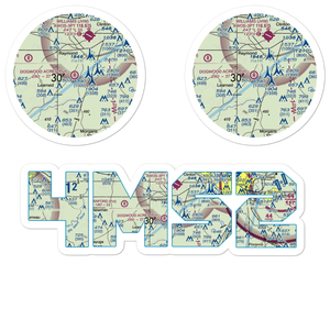 Dogwood Acres Airport (4MS2) VFR Sectional Sticker Pack