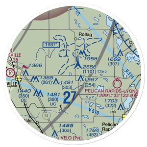 Coot Landing Airport (4MN2) VFR Sectional Sticker (20 mile)