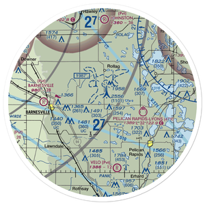 Coot Landing Airport (4MN2) VFR Sectional Sticker (30 mile)
