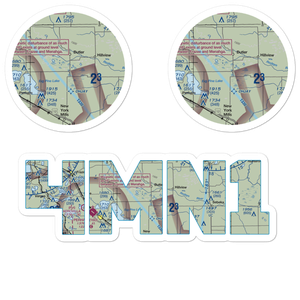 Hintzman Private Airport (4MN1) VFR Sectional Sticker Pack