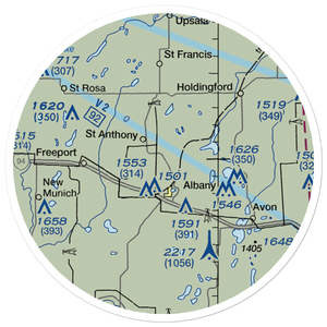 Skalicky Airstrip (4MN0) VFR Sectional Sticker (20 mile)
