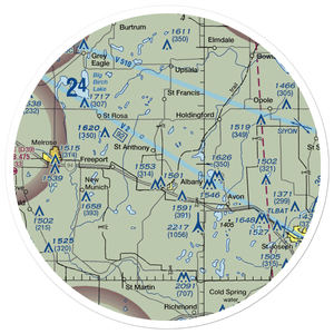 Skalicky Airstrip (4MN0) VFR Sectional Sticker (30 mile)