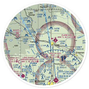 Witbeck Aerodrone Airport (4MI7) VFR Sectional Sticker (30 mile)