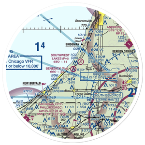 Benedick Airport (4MI6) VFR Sectional Sticker (30 mile)